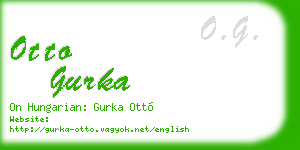 otto gurka business card